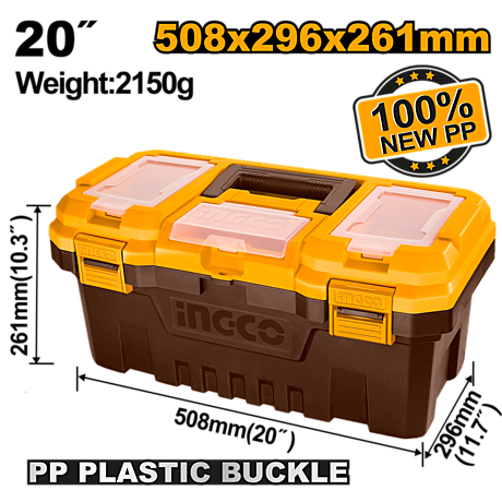 Ящик для инструментов пластиковый INGCO PBX2001 168х356х150 мм 695770