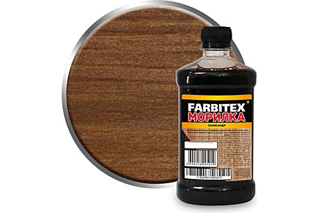 Морилка деревозащитная водная палисандр Farbitex, 0.5л ЛБ76
