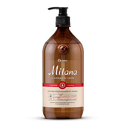 Мыло жидкое MILANA 1л Парфюм 