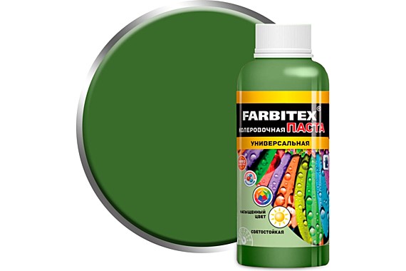 Колер FARBITEX оливковый (0,1л)		