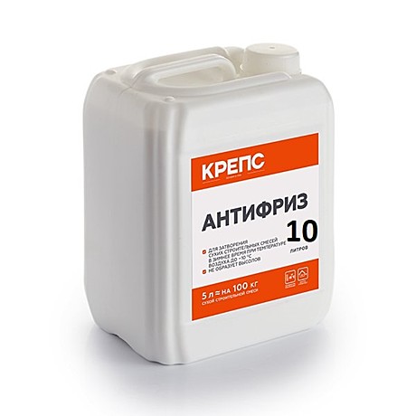 Добавка противоморозная Крепс Антифриз, 10 л