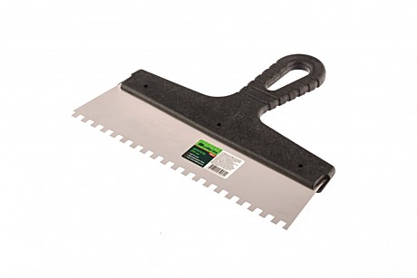 Шпатель зубчатый 250мм 6х6мм с пластмассовой ручкой Marta 562283