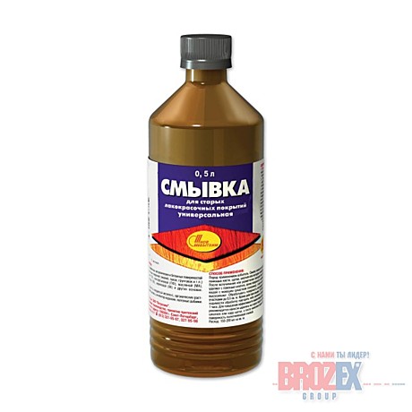 Смывка д/удаления красок, лаков 0,5л Новбытхим, стекло