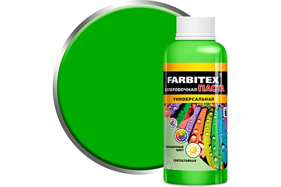 Колер FARBITEX лайм (0,1л)		