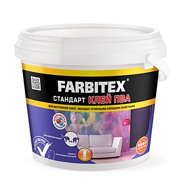 Клей ПВА Стандарт Farbitex (10кг)