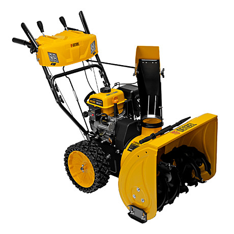 Бензиновая снегоуборочная машина SBM 610S PRO, 212cc, эл.старт, фара, обогрев// Denzel 97654