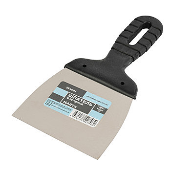 Шпатель фасадный 100мм нерж.с пластиковой ручкой Marta 254694