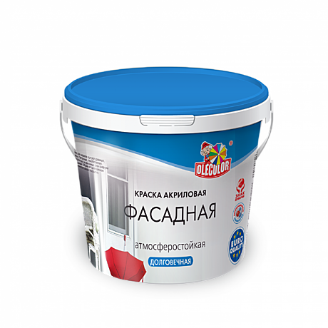 Краска водо-дисперсионная база С фасадная Olecolor 4,5л