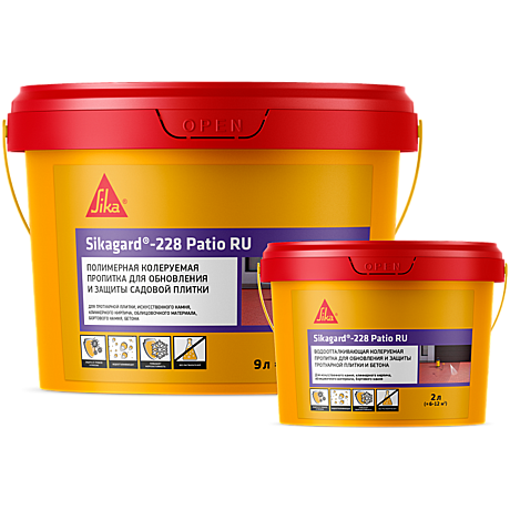 Пропитка д/защиты тортуарной плитки и бетона, Sikagard-228 Patio, 2л