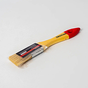 Кисть флейцевая 25 мм,натуральная щетина,лакированная ручка 517900/159800