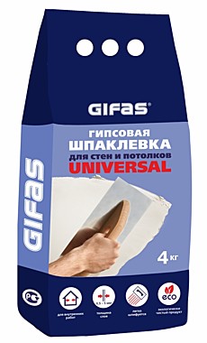 Шпатлевка GIFAS UNIVERSAL, 3кг