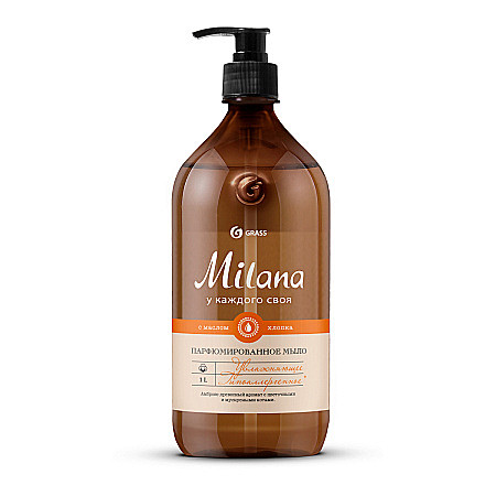 Мыло жидкое MILANA 1л  Парфюм 