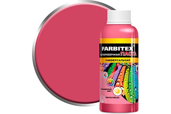 Колер FARBITEX розовый (0,1л)		