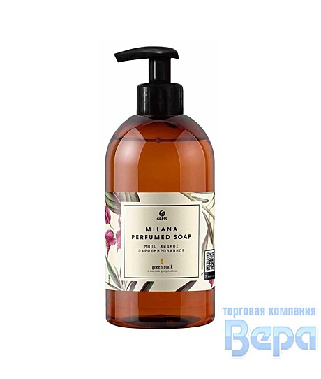Мыло жидкое MILANA  300мл Парфюм.(бергамот, иланг-иланг,жасмин) GRASS  084-252