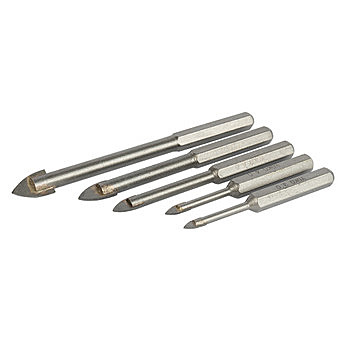 Набор сверл по керамике и стеклу 5 шт 3-10 мм Yoko 589015