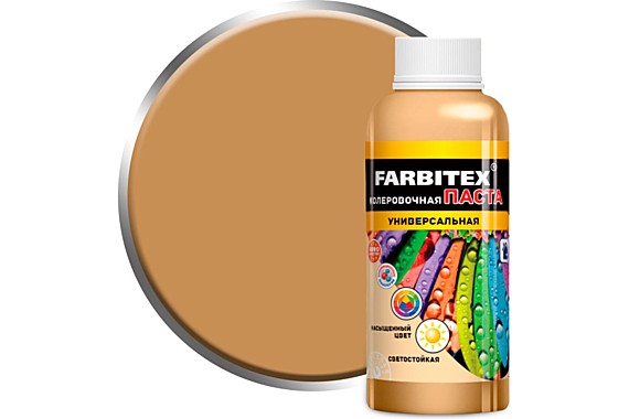 Колер FARBITEX горчичный (0,1л)		