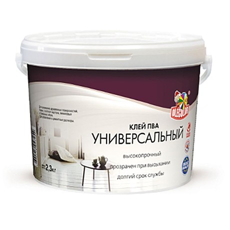 Клей ПВА строительно-универсальный Olecolor, 2,3кг